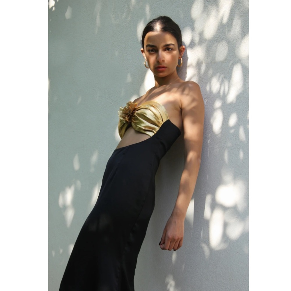 VANINA MIRAGE STRAPLESS DRESS